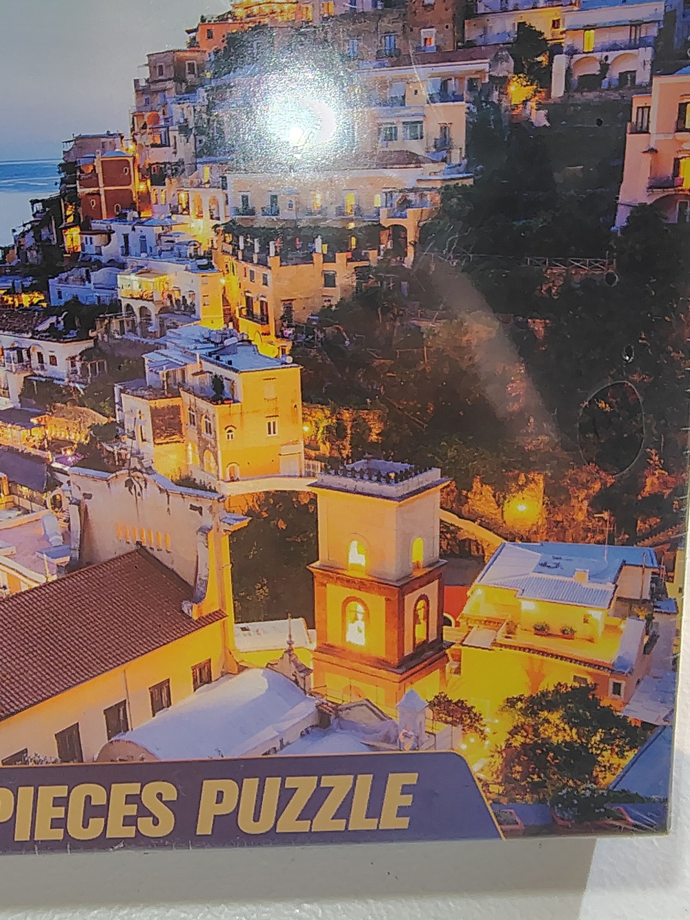 1000 Pieces Puzzle - Amalfi Coast Scenic Jigsaw (Blue/Yellow) - Picture 8 of 11